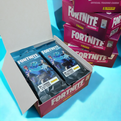 Panini 2020 Fortnite Reloaded Trading Cards Sealed Case 70 Fat Packs Display Box - Image 5