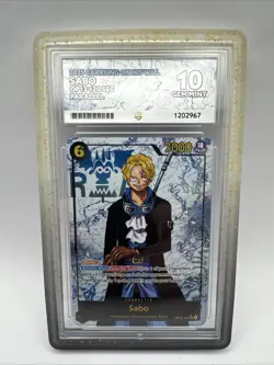 One Piece TCG Sabo SEC Alternate Art (Parallel) OP13-120 English ACE 10 - Image 1