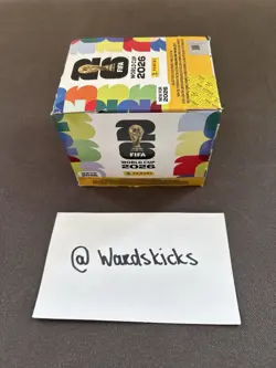 2026 Panini World Cup Sticker Box Exclusive Gold Crumple 50 Packs Sealed New 1 - Image 4