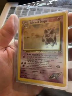 Pokemon Card Sabrina's Gengar Gym Heroes 14/132 Holo Unlimited Holo Rare - Image 1