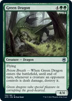 NM - Green Dragon [AFR - 186] Adventures in the Forgotten Realms - Image 1