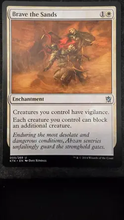 Brave the Sands Khans of Tarkir 5 NM - Image 1