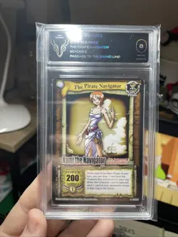 TCG 8 2006 One Piece CCG “The Pirate Navigator”, “Nami The Navigator” Card Mint - Image 2