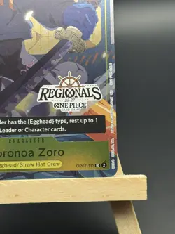 One Piece TCG | Roronoa Zoro | Offline Regional 2026 Vol. 1 | Regional Stamp NM - Image 3