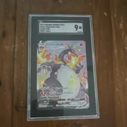 Charizard VMAX SV107/SV122 Shining Fates Shiny Vault Holo SGC 9 2021 - Image 1