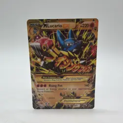 M Lucario EX Mega (Secret Rare) Holo 113/111 XY Furious Fists 220 HP ENG - Image 1
