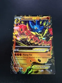 The Pokemon Company M Lucario EX 113/111 XY Furious Fists Holo Full Art SR ENG - Image 1