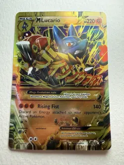 💎 M Lucario EX 113/111 Secret Rare NM Pokemon XY Furious Fists - Image 1