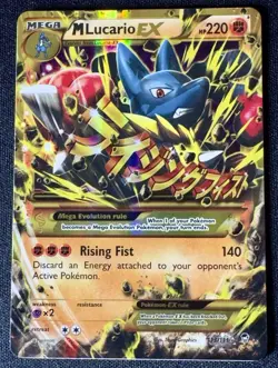 Pokemon M Lucario EX 113/111 XY Furious Fists (Secret Rare) Full Art Holo ENG - Image 1