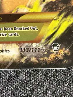 Pokemon M Lucario EX 113/111 XY Furious Fists (Secret Rare) Full Art Holo ENG - Image 3