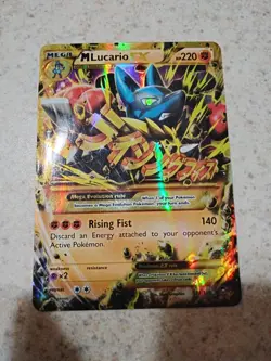 M Lucario EX (Secret) 113/111 XY - Furious Fists Holo - Image 1