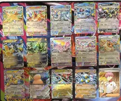 POKEMON TCG (PRISMATIC EVOLUTIONS) 15 CARD EX LOT - Image 1