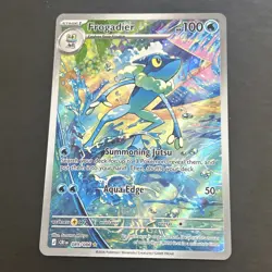 Chaos Rising Frogadier Full Art Holo CRI 089/086 Super Rare 1 Card SIR B - Image 1
