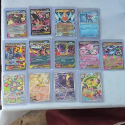 Pokemon TCG 11-Card Ultra Rare Holo Foil Lot V Mega Lopunny Gallade Rotom - Image 1