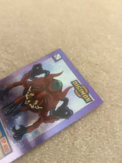 1999 Ultimate Digimon Animated Series Holo MegaKabuterimon U8 of 8 Trading Card - Image 4