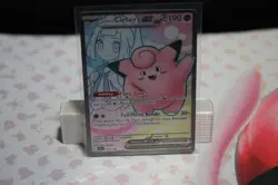 Lillie's Clefairy ex Holo 173/159 NM SV09: Journey Together Pokemon Card - Image 1