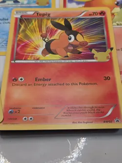 Lot of 7: OVERSIZED CARDS in BINDER Pokemon TCG First Partner 25th Anniversary - Image 5