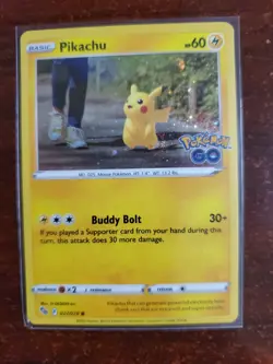 Pikachu 027/078 Alternate Holo Promo Pokemon Go Card 2022 Common Near Mint - Image 1