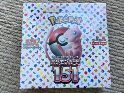 Pokemon Card 151 SV2a Japanese Booster Box Factory Sealed Shrink Wrap Mew - Image 1