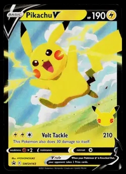 SWSH: Sword & Shield Promo Cards #SWSH143 Pikachu V - Image 1