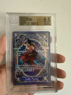 One Piece Luffy-Tarou ST18-005 SP Alt Art A Fist of divine speed English BGS 9.5 - Image 1