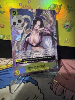 Boa Hancock OP14-112 SR Alt Art The Azure Sea’s Seven English One Piece TCG - Image 1