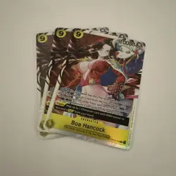 One Piece TCG Boa Hancock OP14-112 Super Rare Foil The Azure Sea’s Seven SR X3 - Image 1