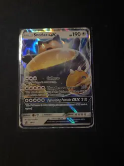 Snorlax GX SM05 Pokemon Promo Card - Near Mint Condition - TCG - Image 1