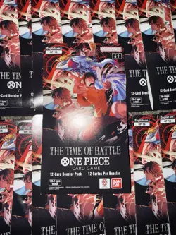 One Piece TCG: The Time Of Battle Sleeved Booster Packs OP-16 (LOT OF 10) - Image 1