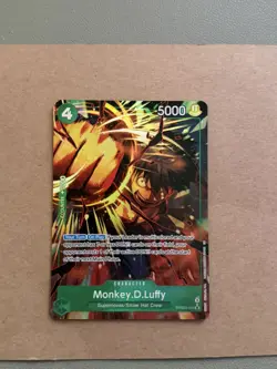 One Piece CCG Monkey D Luffy PRB02-005 SR Alt Art English - Image 1