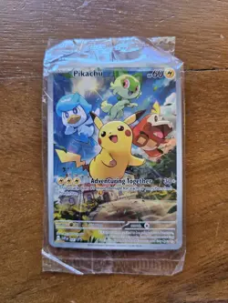 Pokemon Pikachu SVP 027 Scarlet & Violet Paldea Evolved ETB Promo Sealed - Image 1