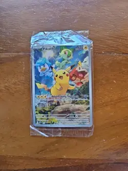 Pokemon Pikachu SVP 027 Scarlet & Violet Paldea Evolved ETB Promo Sealed - Image 3