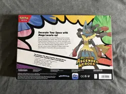 Pokemon Ascended Heroes Premium Poster Collection Mega Lucario - Damaged Box - Image 2