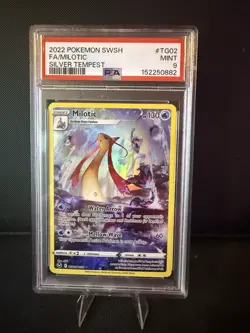 2022 Pokemon PSA 9 Milotic #TG02/TG30 SWSH Silver Tempest Trainer Gallery Mint - Image 1