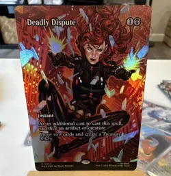 Magic: The Gathering Marvel Deadly Dispute Black Widow 0064 C Foil FA EN - Image 1