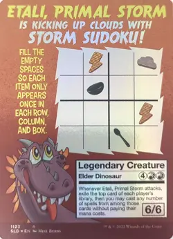 Magic: The Gathering Secret Lair Drop Series Foil Etali, Primal Storm 1123 R LP - Image 1