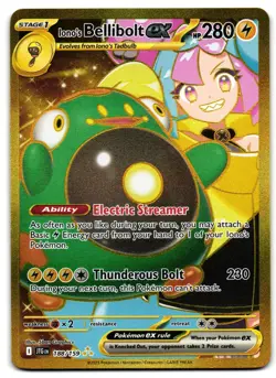 Iono's Bellibolt ex 188/159 - 🌊 Journey Together Hyper Rare Pokemon TCG 🖤 - LP - Image 1