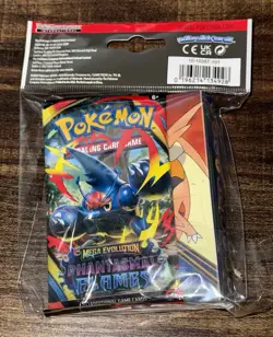 Pokemon TCG Mini Portfolio Phantasmal Flames Booster Pack New Sealed Lot of 4 - Image 3