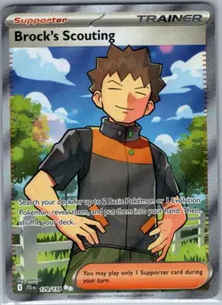 Brock's Scouting 179/159 SV09: Journey Together - Pokemon Card - NM - Image 1