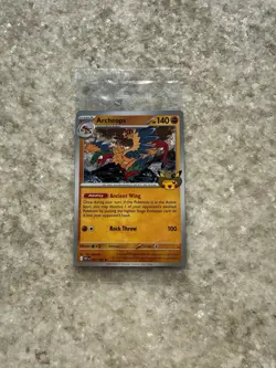 Pokemon Chicago Field Museum Fossil Archeops Promo Card 051/086 Sealed - Image 1