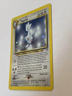 Togetic Holographic Rare Pokemon Card 2000 Neo Genesis 16/111 Holo - Image 3