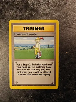 1999 Pokemon TCG Pokemon Breeder 76/102 Base Set Unlimited Rare - Image 1