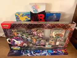 Pokemon TCG Paldean Fates Great Tusk & Iron ex Premium Collection Box NEW SEALED - Image 4