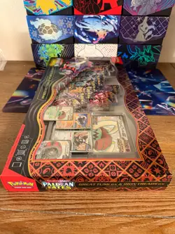 Pokemon TCG Paldean Fates Great Tusk & Iron ex Premium Collection Box NEW SEALED - Image 5