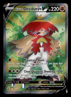 Hisuian Decidueye V 173/189 Ultra Rare Astral Radiance Pokemon Card - Image 2