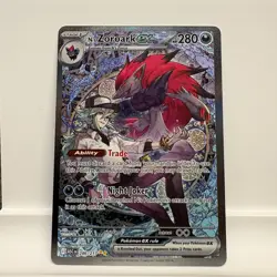 N's Zoroark ex #286 Pokemon Ascended Heroes w/ Stand Display - Image 2