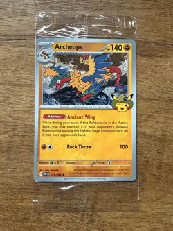Pokemon Archeops Field Museum Exclusive Promotional Card - new, sealed - Image 1
