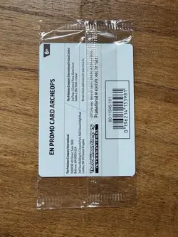 Pokemon Archeops Field Museum Exclusive Promotional Card - new, sealed - Image 2