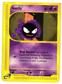 Pokemon TCG Gastly 109/165 Common Expedition Base Set VLP - Image 1