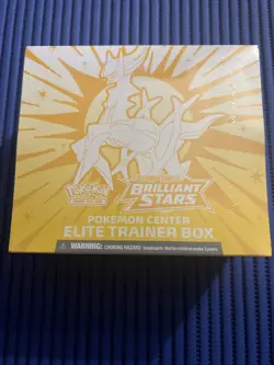 Pokemon TCG Brilliant Stars Pokemon Center Elite Trainer Box ETB New Sealed 820650850066 - Image 1